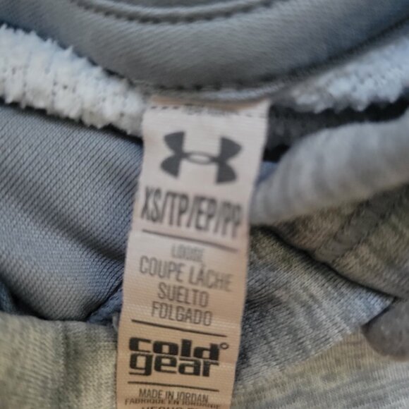 WOMENS XS UNDERARMOUR GREY SWEATSHIRT, HOODIE, ATHLETIC CLOTHING - GUC - Picture 5 of 5